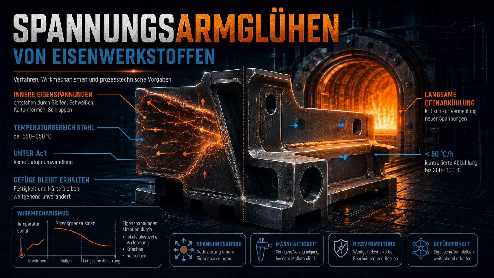 Das Spannungsarmglühen von Eisenwerkstoffen